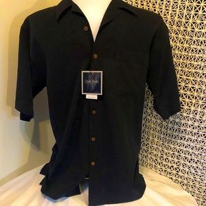 NWT Ocean Pacific Black Washable Silk Large